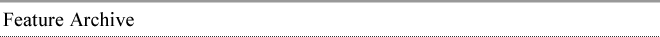 Feature Archive